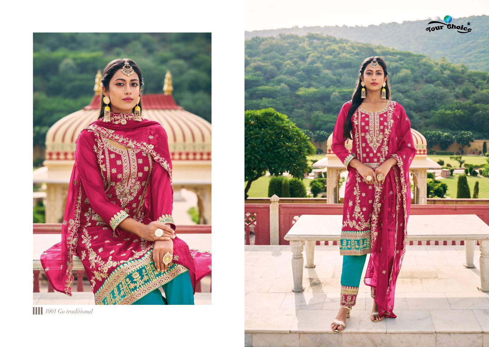 Minnaz By Your Choice Embroidery Readymade Suits Catalog